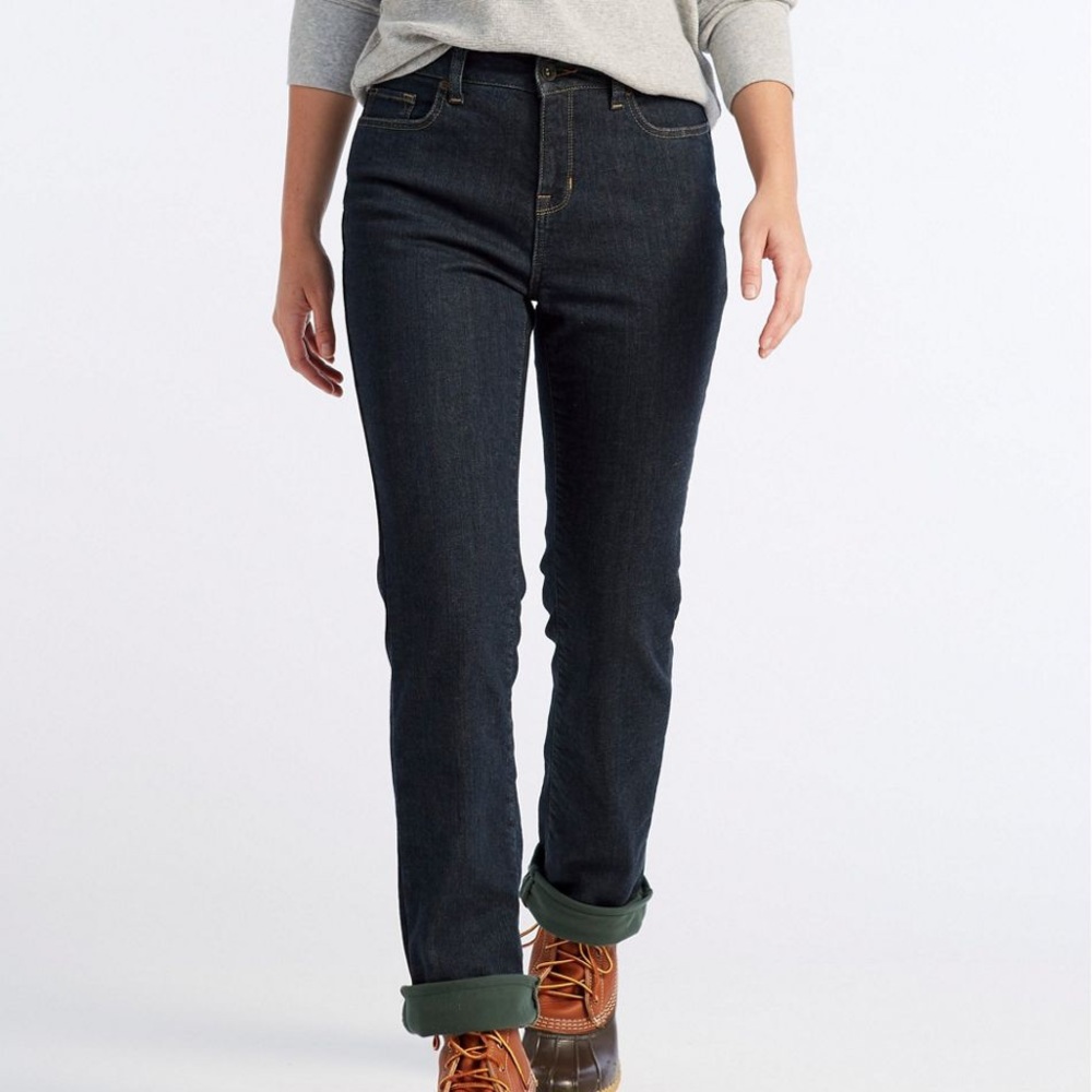 L.L.Bean True Shape Jeans Classic Fit Fleeces line